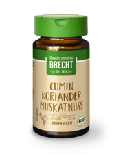 Gewürzmühle Brecht Cumin-Koriander-Muskatnuss gemahlen, 35 g