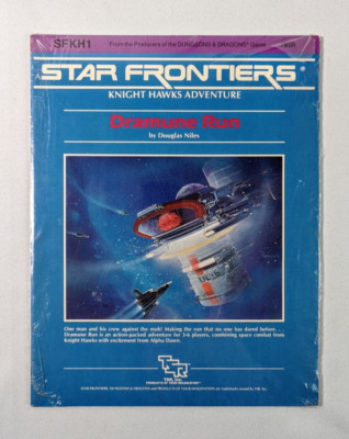 Star Frontiers Knight Hawks Adventure; Dramune Run TSR D&D SFKH1 7805 Shrink NEW