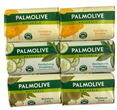 6x Palmolive  Naturals Seife verschiedene Sorten (6x90g) Handseife Stückseife