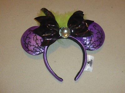 Disney Parks Maleficent Horns Spell Bound Headband Minnie Ears, RARE 2018 !! + + Disney 2018 Halloween Maleficent Horns Spell Bound Minnie  main image 2