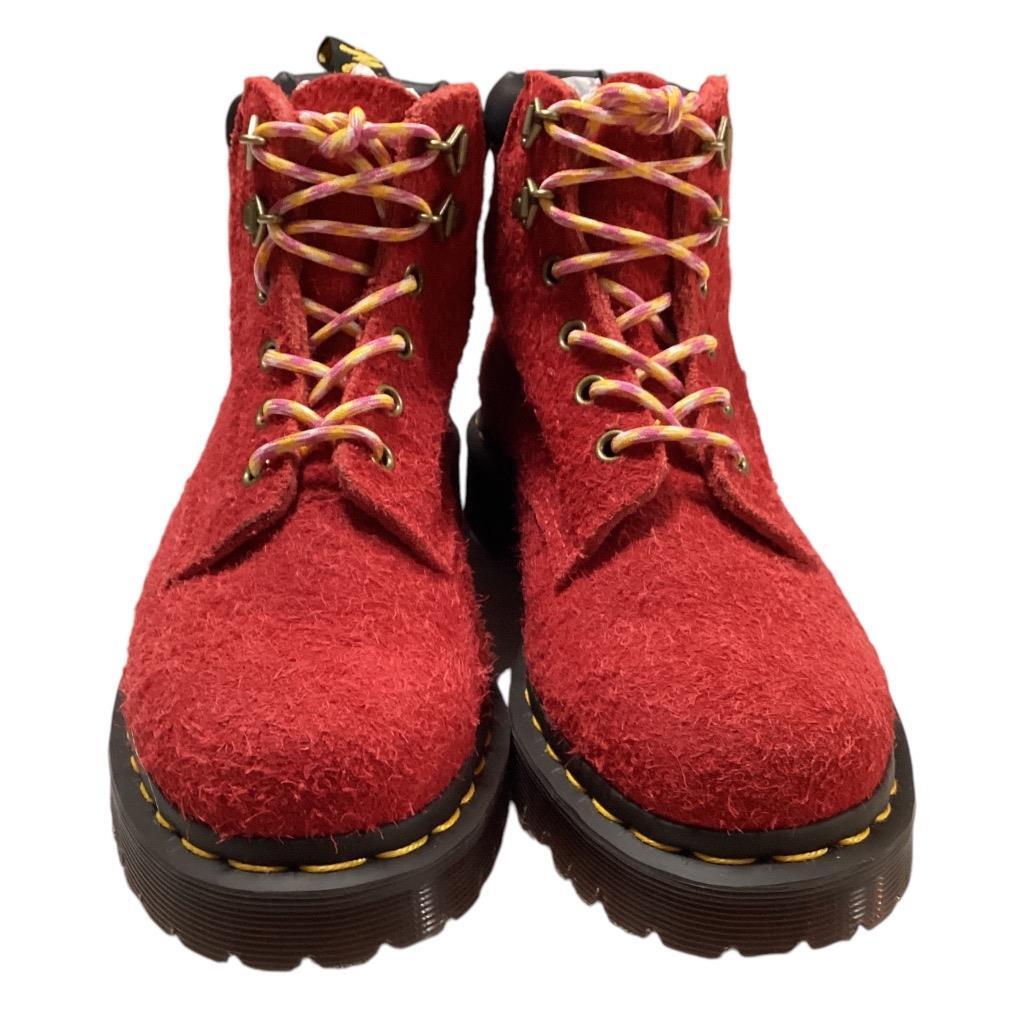 Dr Martens Boots Women 7 Men 6 Red 939 Ben Suede Padded Collar