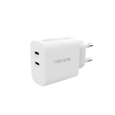 nevox USB-C Power Delivery (PD) Ladegerät GaN, 45W weiß