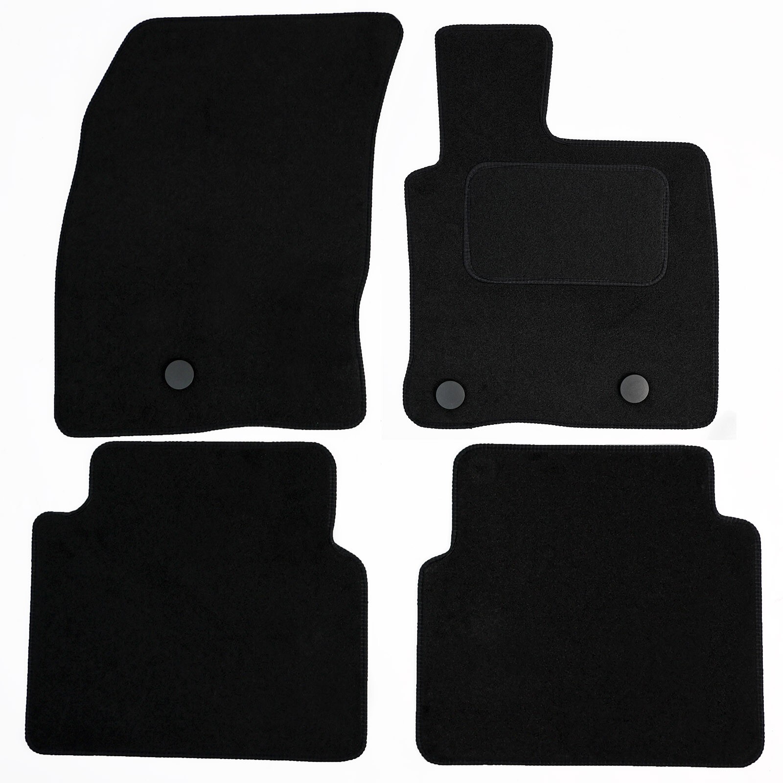 For Ford Kuga Car Floor Mats 2020 onwards Premium Black Tailored Carpet 4pcs Set