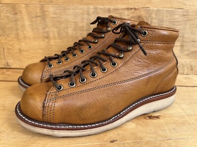 Chippewa 1901M35 Bridgeman Roofer Monkey Boots Brown Sz 7 EE Made