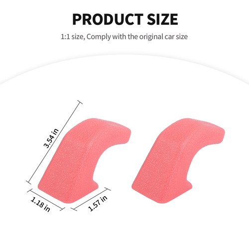 2pc Bumper Tow Hook Protector Tow Hook Rubber Covers For Jeep Wrangler JK JL JT - Picture 49 of 66