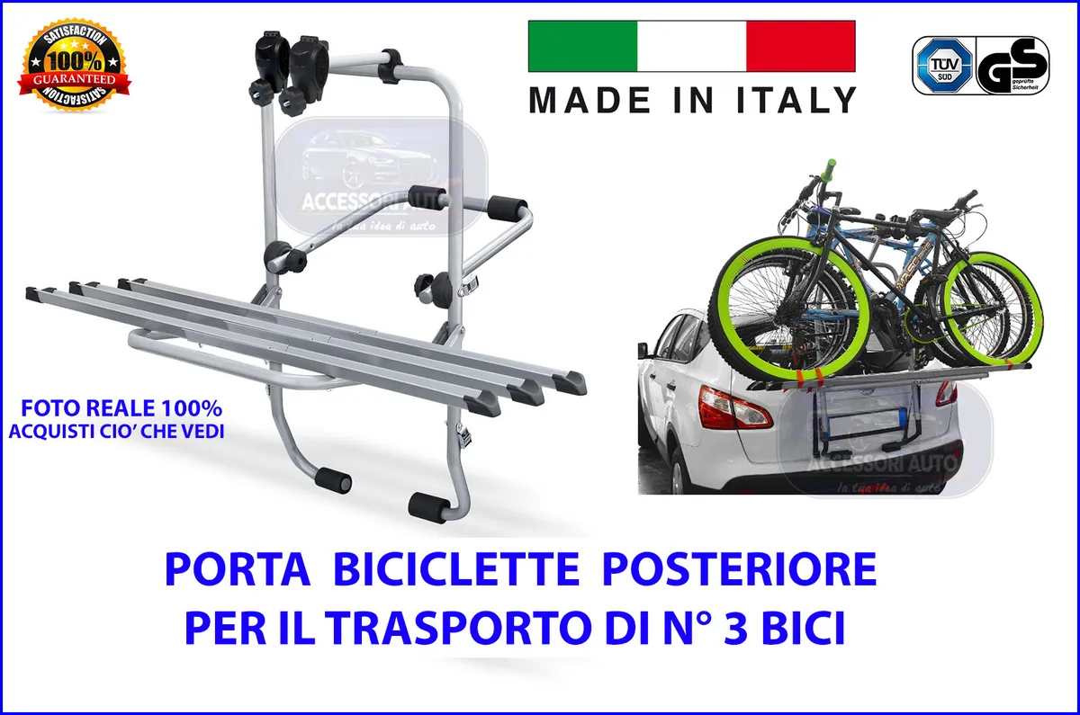 Porta Bici Posteriore Porta Biciclette per FIAT Sedici dal 2005
