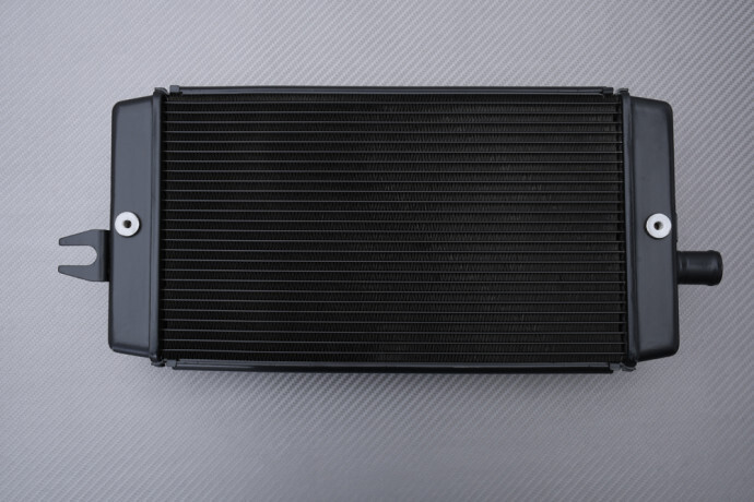 Radiateur eau anti-fuite pour Triumph Speed Twin DD01 2019-2024 en alu noir