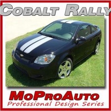 Chevy Cobalt Vinyl Hood Racing Stripes Decals - 3m Professional Vinyl 662