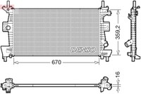 Denso KüHler WasserküHler FüR Ford Focus III Turnier C-Max II DXA/CB7 Dxa/Ceu