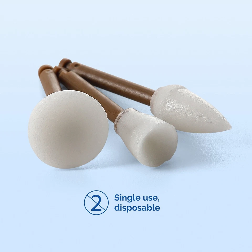 40 piezas acabado dental tazas puntos discos compuesto pulido vástago RA Foto 2 de 4