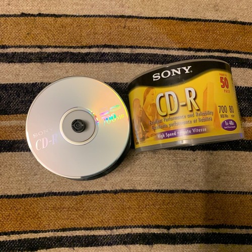 Sony CDR Blank Disc Storage Media High Speed 700 MB 80 min CD Pack eBay