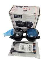 Jw Speaker 6145 J2 Led 4 Fog Lights Black Bezel For 07-18 Jeep Wrangler Jk