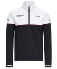 Chaqueta softshell Porsche Motorsport negra y blanca