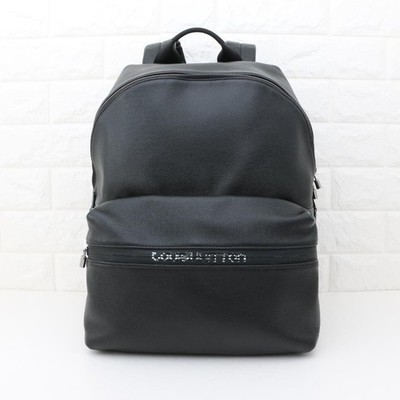 Louis Vuitton Apollo M43825 Taiga Leather Rucksack Backpack Black Authentic