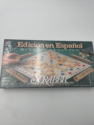 SCRABBLE Spanish Edition Crossword Game Edicion en Espanol , NEW SEALED