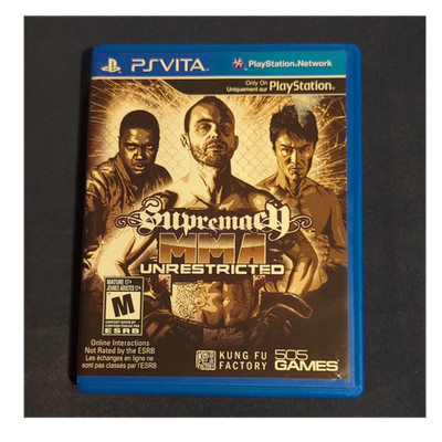 Supremacy MMA: Unrestricted PS Vita NTSC 2012 