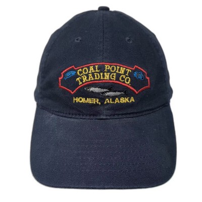 Zkapz Baseball Cap Blue XL Coal Point Trading Co Homer Alaska Fish