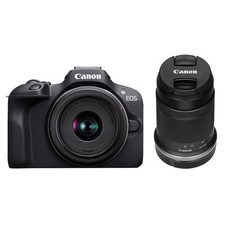 Canon EOS R100 Mirrorless Camera with RF-S 18-45mm f/4.5-6.3  RF-S 55-210mm f/5