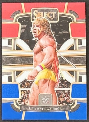 ULTIMATE WARRIOR 2024 Panini Select WWE Wrestling Red & Blue #7 *Free Shipping*