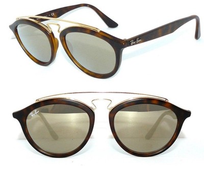 Ray Ban SONNENBRILLE GATSBY BRAUN VERSPIEGELT RB 4257 6092 BRILLE 4256 ETUI 4346