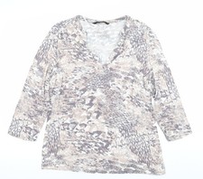 Prim Casual Damen mehrfarbig Tiermotiv Tunika Bluse Gr&ouml;&szlig;e 12