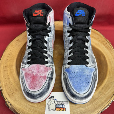 NIKE AIR JORDAN 1 RETRO SB LANCE MOUNTAIN WHITE BRED ROYAL 653532