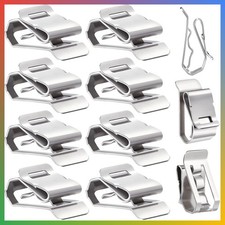 50 Pcs Trailer Frame Wire Clips Stainless Steel Metal Cable Clips