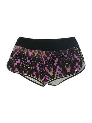 Asics Women Purple Athletic Shorts XL