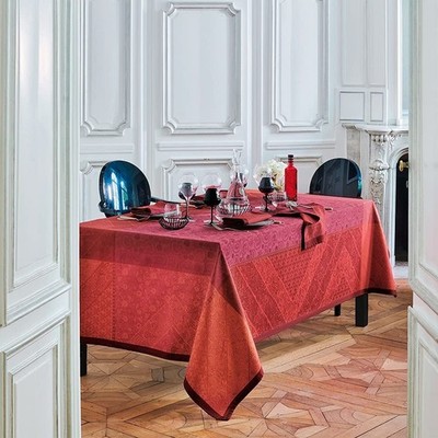 Garnier Thiebaut Cassidy Berry Stain Resistant Tablecloth | 45x45 France