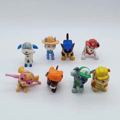 Lot of 8 PVC Figures Paw Patrol Spin Master official product PATRULLA CANINA