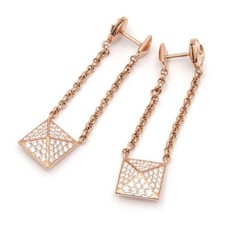 HERMES Earring Piercing type Diamond 750PG P0056509