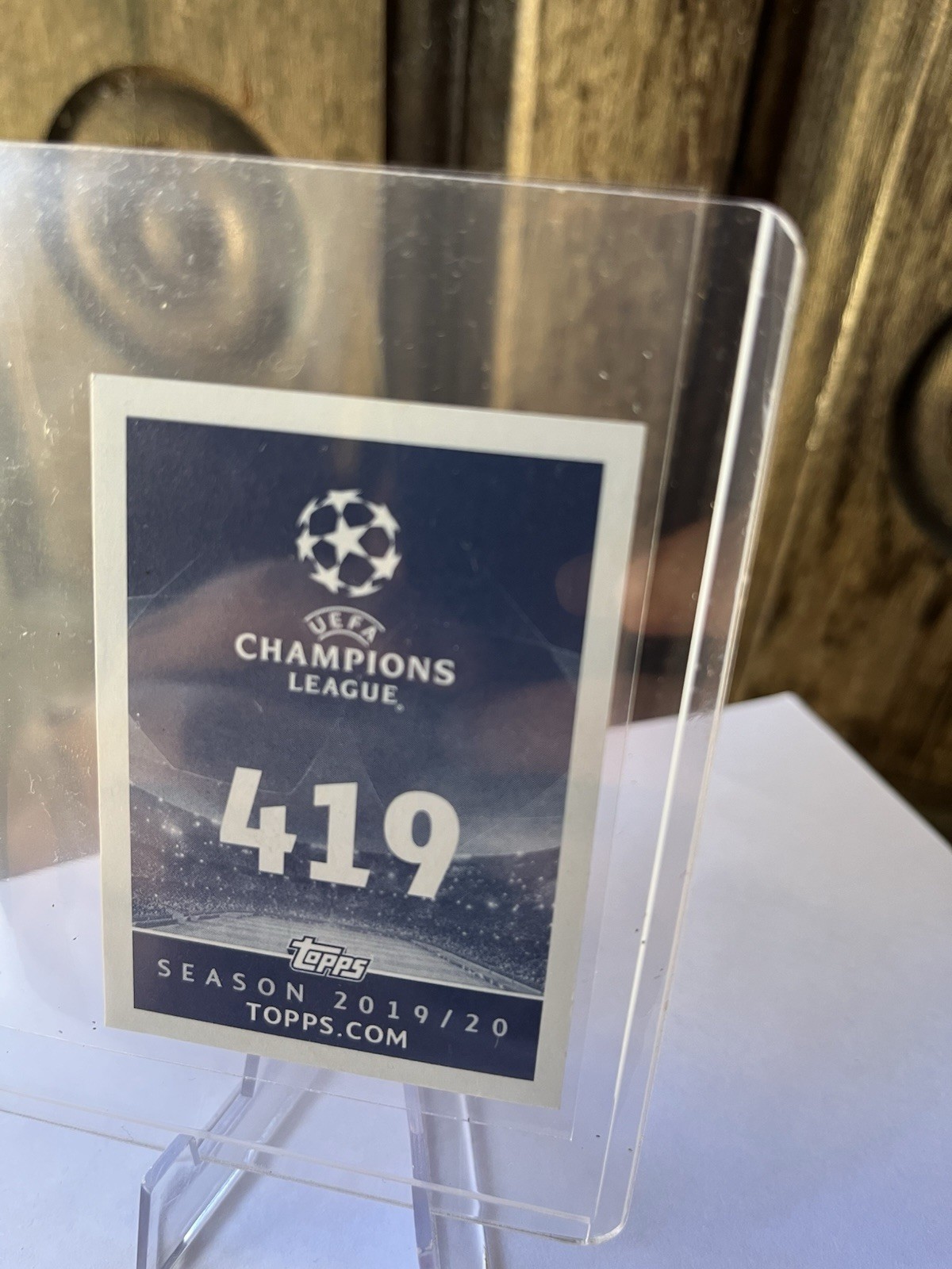 Sticker ERLING HAALAND True Rookie Champions League 2019-20 #419 view 4
