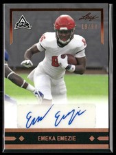 2021 Leaf Memories #GLR-EE2 Emeka Emezie 1991 Bronze AUTO #/99