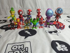 Spidey and his Amazing Friends Lot of 13 Action Figures Spider-Man Spider Gwen