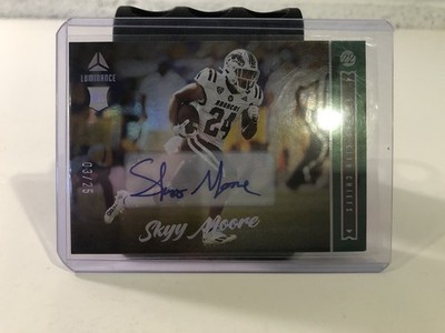 2022 Panini Luminance - Rookie Skyy Moore #192 Green Autographs /25 (AU, RC)