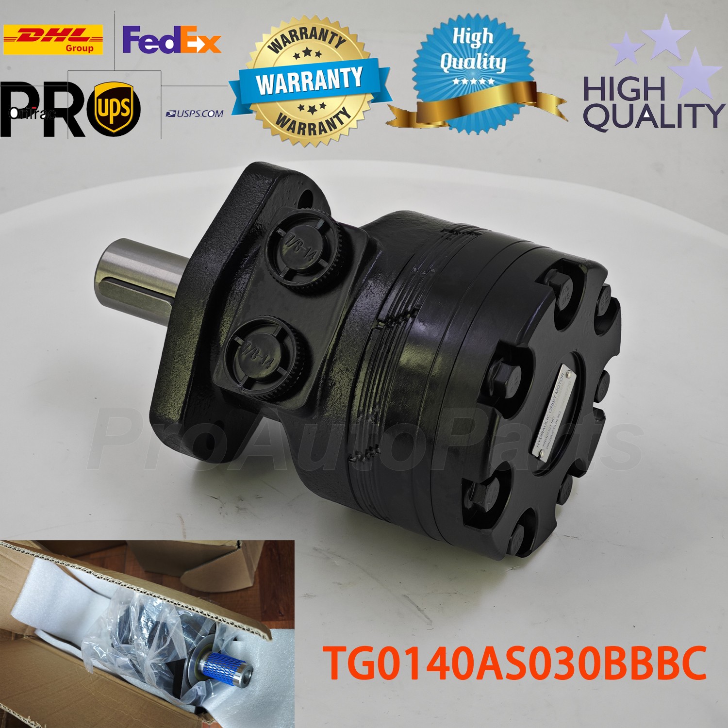 TG0140AS030BBBC Hydraulic Motor for Parker TG Series Excavator, Crane, Harvester