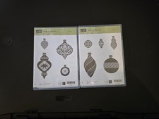 Stampin Up Ornament Keepsakes Stamp Sets 1 2 New Christmas Card