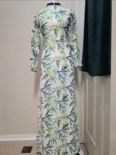 Ao Dai and pant- Vietnamese Long Dress set- size S