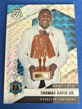 Thomas Davis Sr. Panthers 2021 Mosaic 268 Man of the Year Insert Silver PWE