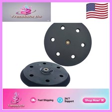 Medium Grit 9" 6 Hole Sanding Pads - Hook  Loop for Durable Performance