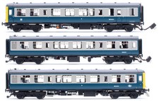 Heljan 1457 Class 104 3 Car DMU BX487 M53424/M59207/M53434 BR Blue/Grey