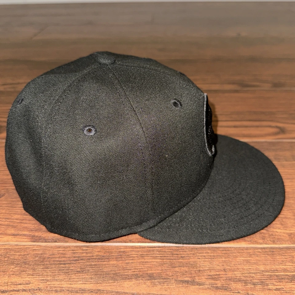 New Era Pittsburgh Steelers 9Fifty Black on Black Snapback Hat Cap - Image 4 of 4