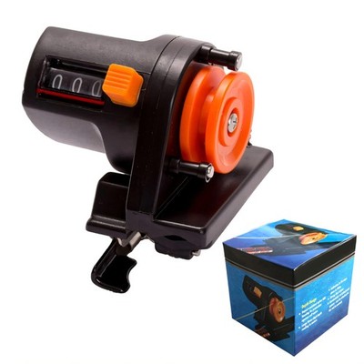 Fishing Line Counter 0-999M for Spooling & Trolling, Fishing Line Spooler, Po...