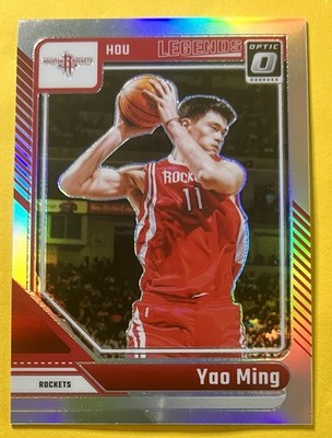 Yao Ming 2024-25 Donruss Optic NBA HOLO SILVER PRIZM Card #226 ROCKETS
