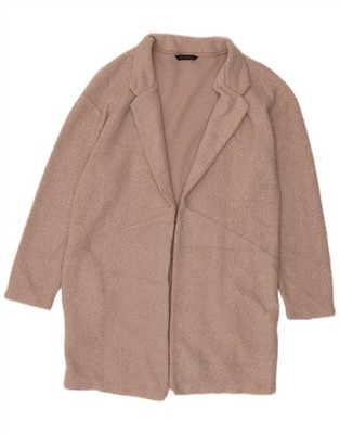 MARKS & SPENCER Womens Open Overcoat UK 12 Medium  Pink Polyester CL04