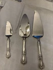 OLD COLONIAL  STERLING SILVER SERVING Pie~ Cake ~ Cheese? Set Of 3 ~ No Monogram