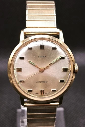 Vintage Timex Mens Manual Wind Up Watch, Working order