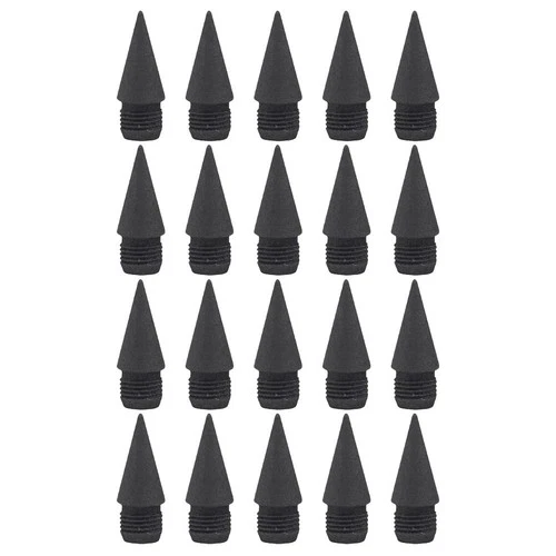  20 Pcs Pencil Replaceable Head Portable Inkless Tips Replacement Graphite