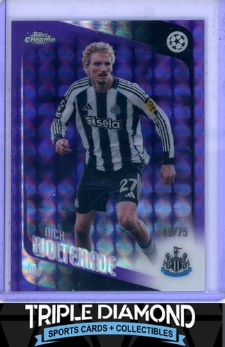 2025-26 Topps Chrome UCC Nick Woltemade Purple Geometric #49/75 I863