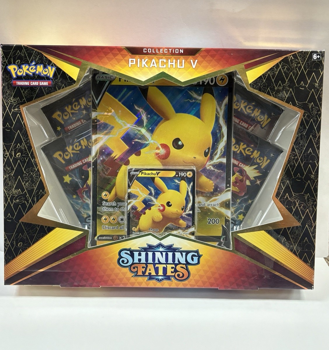 Pokémon TCG: Shining Fates Pikachu V Collection Box Set for sale